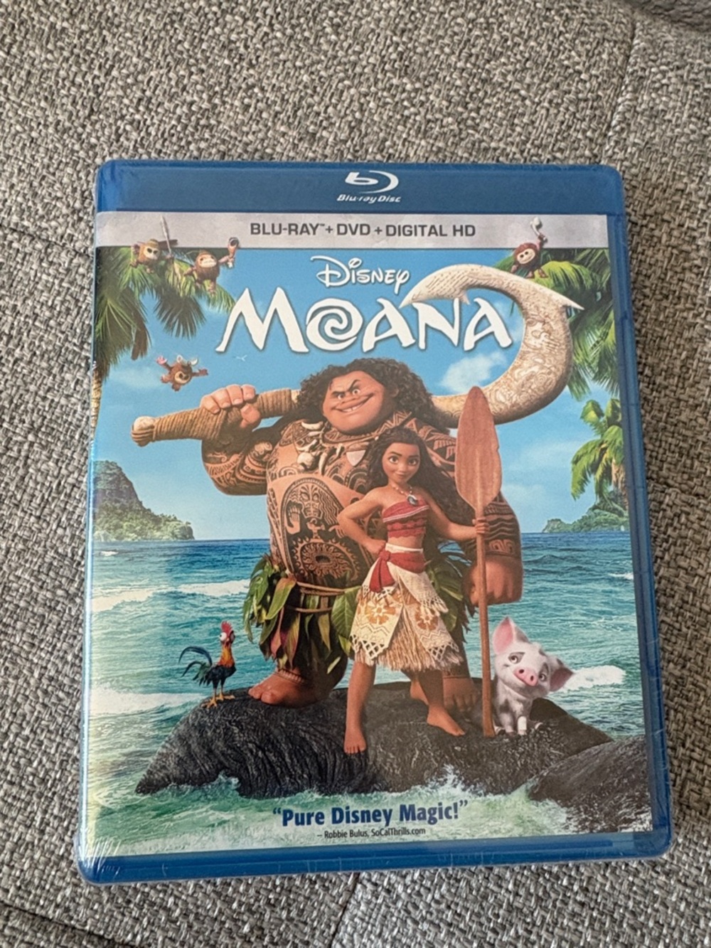 MOANA Movie Blue Ray DVD New unopened